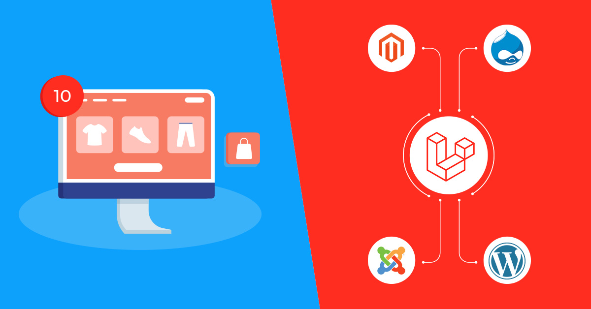 Laravel ecommerce packages vs cms