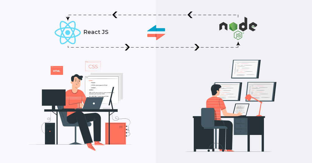 Working of NodeJS with ReactJS